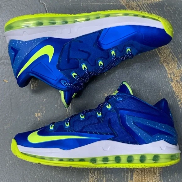 Nike Lebron James Sprite Low XI 11 642849-471 9.5 Blue Basketball - Picture 2 of 9